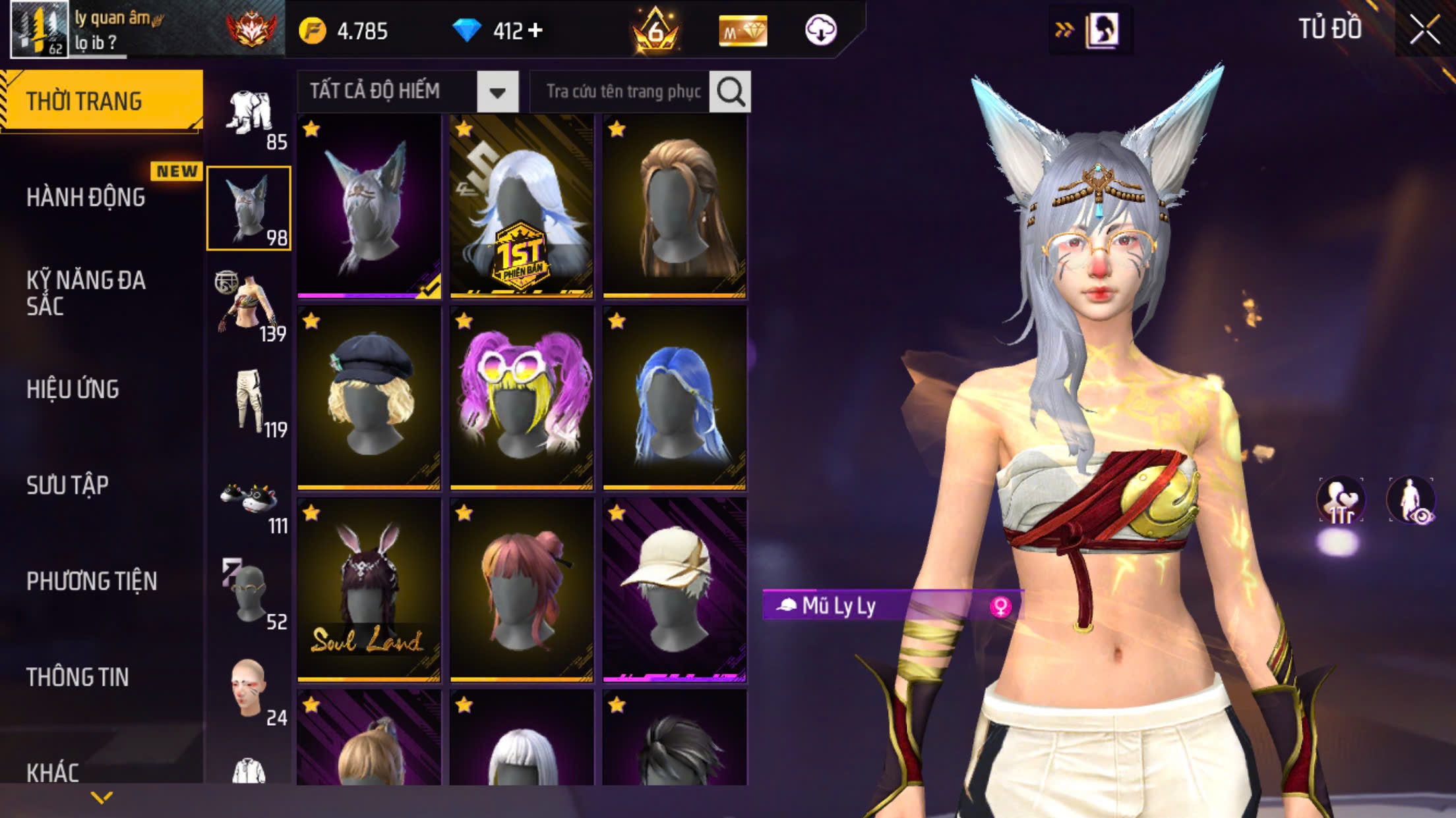 Ảnh 10 tài khoản Free Fire #FF165