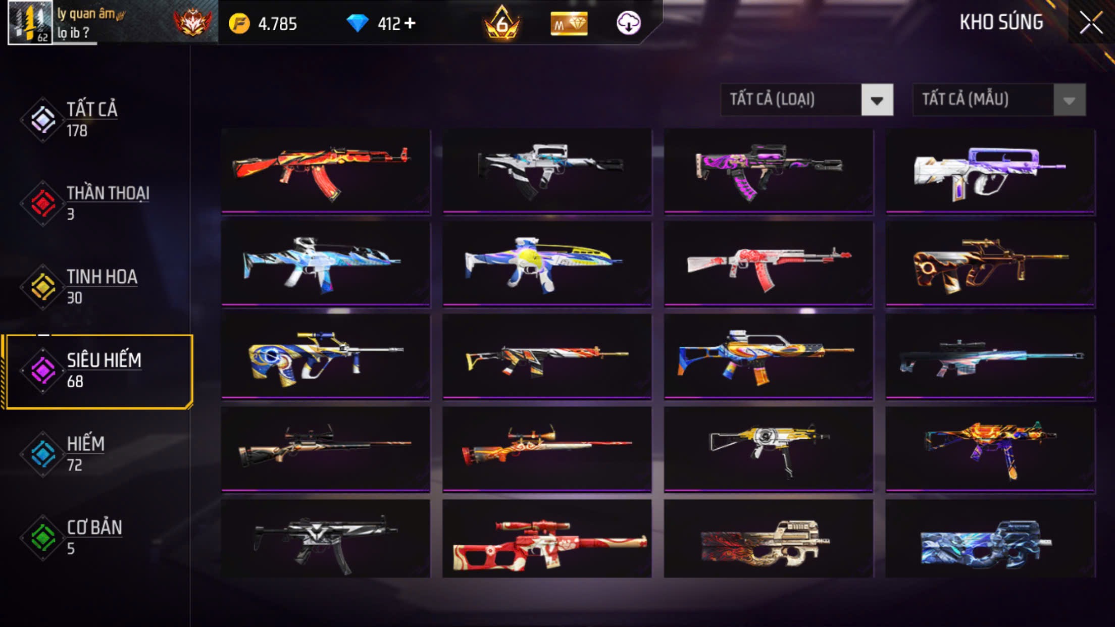 Ảnh 3 tài khoản Free Fire #FF165